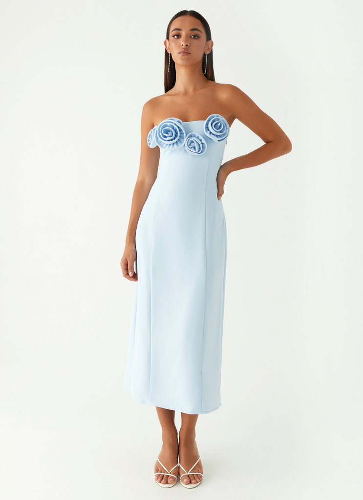 peppermayo exclusive patsie strapless mini dress blue Icy blue loving the @peppermayo collection , Patsie Strapless Mini Dress - wearing AU 8 , Eden Strapless Maxi Dress