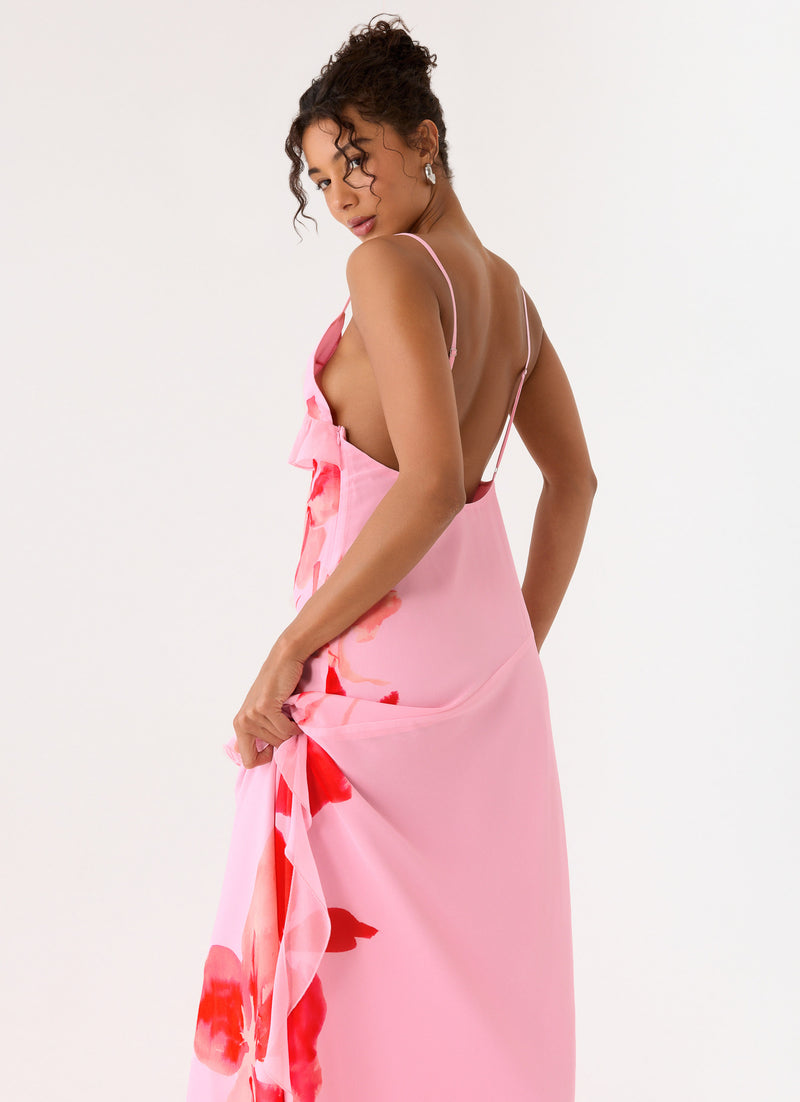 Ayesha Maxi Dress - Pink Petal