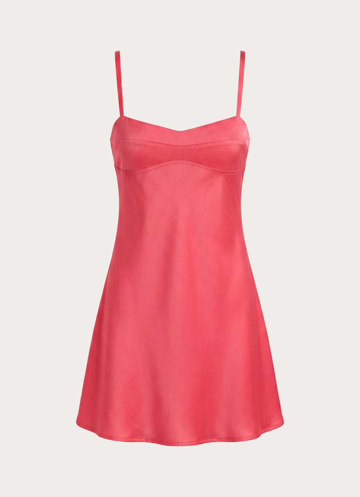 Beachside Slip Mini Dress - Hot Pink