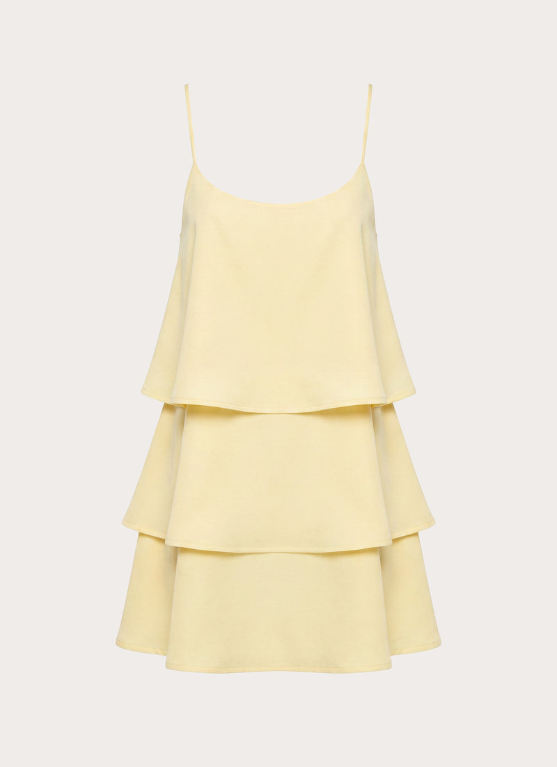 Becka Mini Dress - Yellow