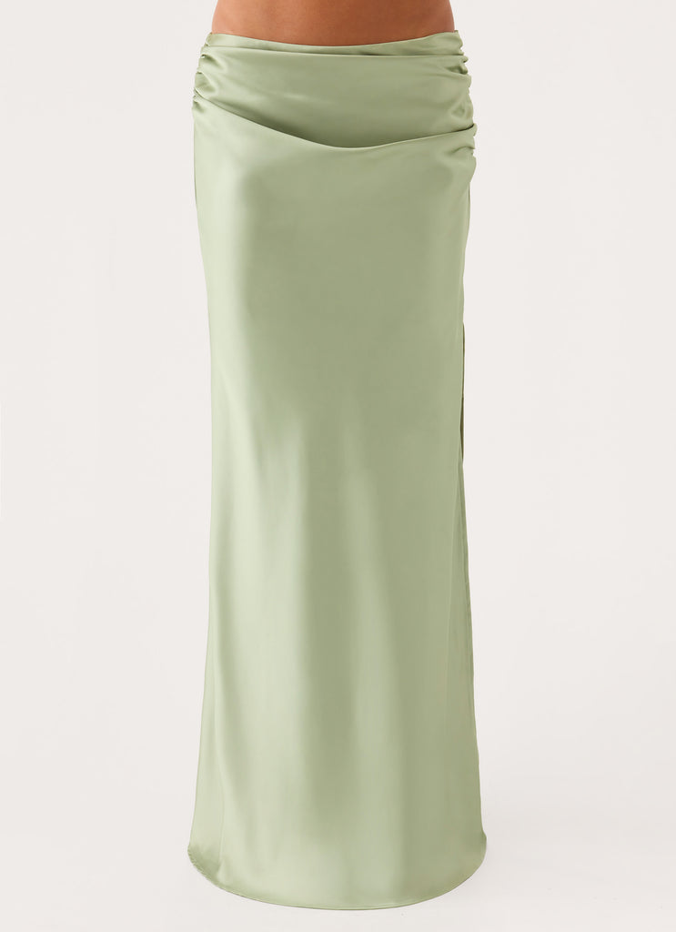Belle Chime Maxi Skirt - Sage
