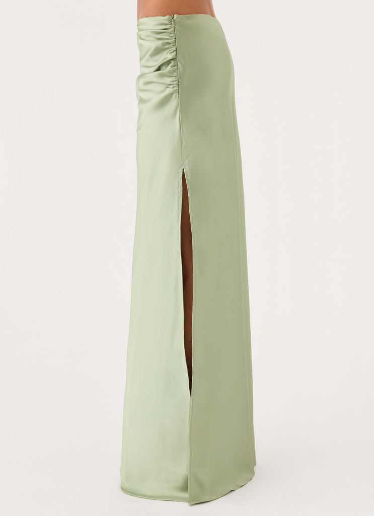 Belle Chime Maxi Skirt - Sage