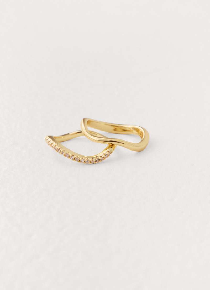 Bexley Ring Stack - Gold