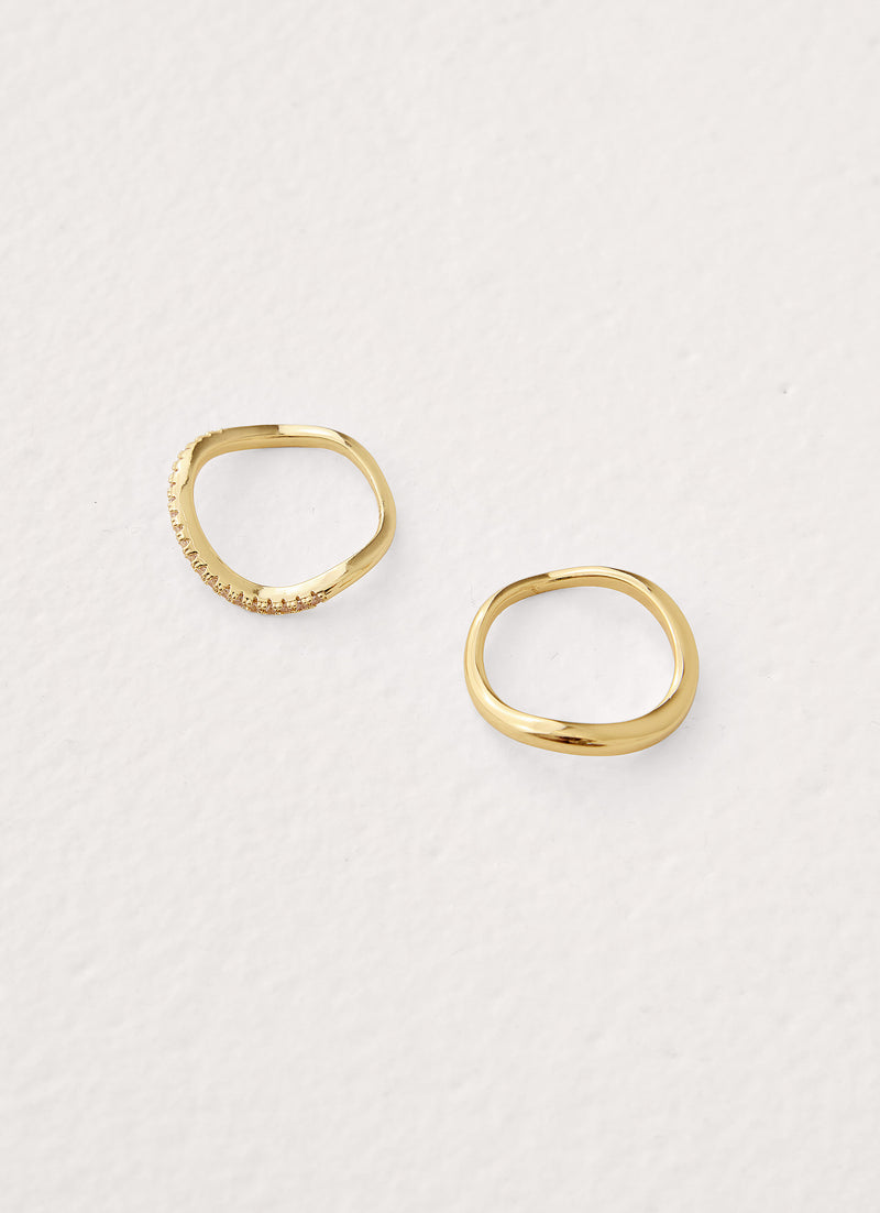 Bexley Ring Stack - Gold