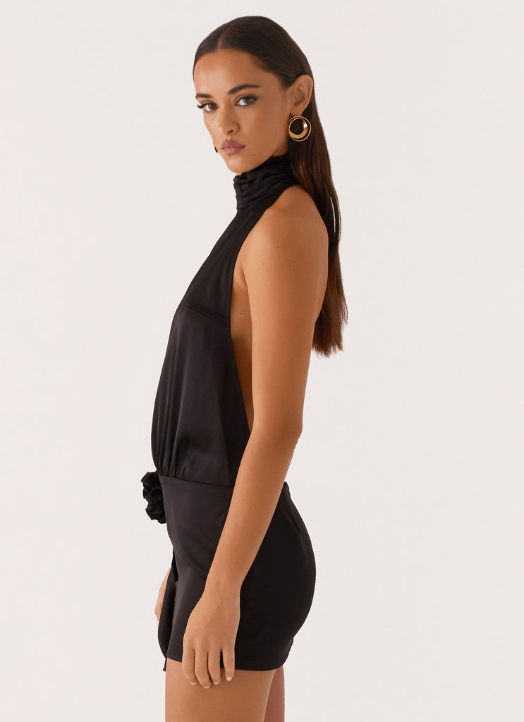 Birdie Halterneck Mini Dress - Black Peppermayo Birdie Halterneck Mini Dress - Black Peppermayo