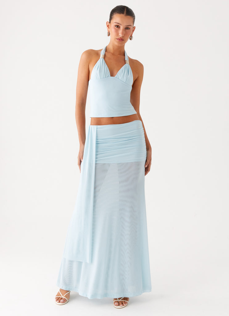 Blaze Maxi Skirt - Blue