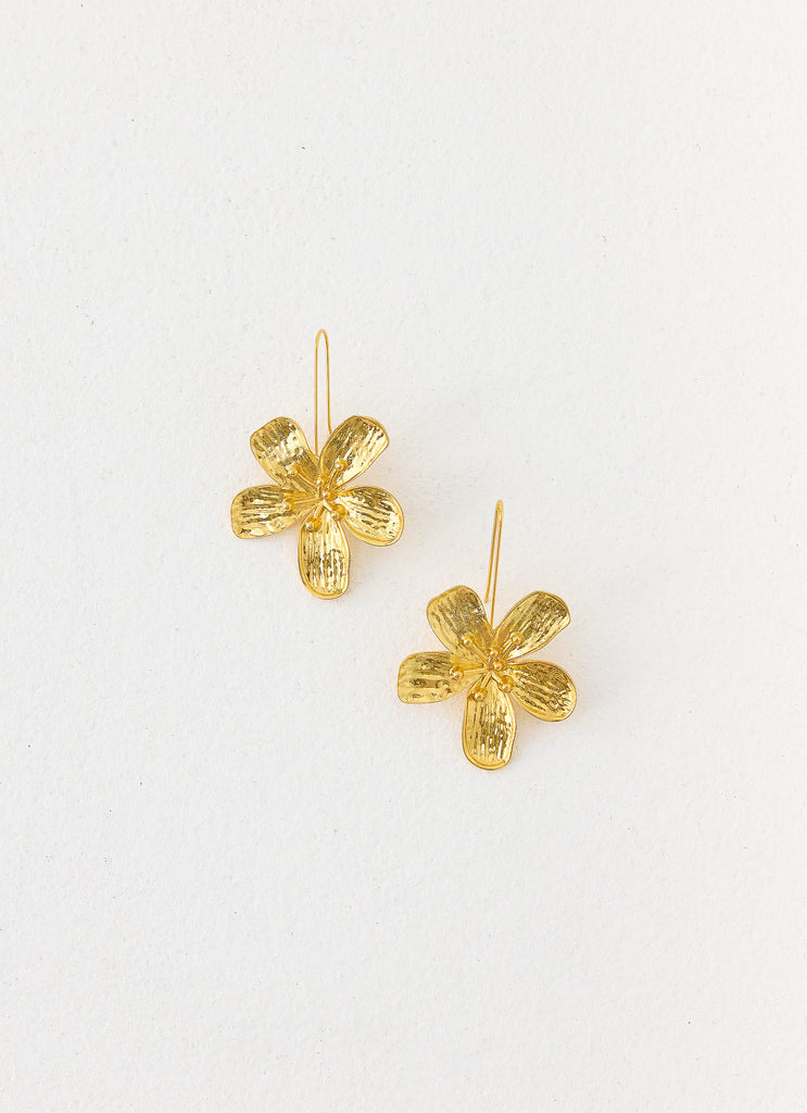 Botanica Drop Earrings - Gold
