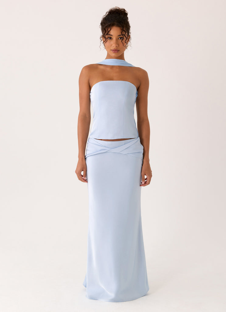 Bridgeta Maxi Skirt - Blue