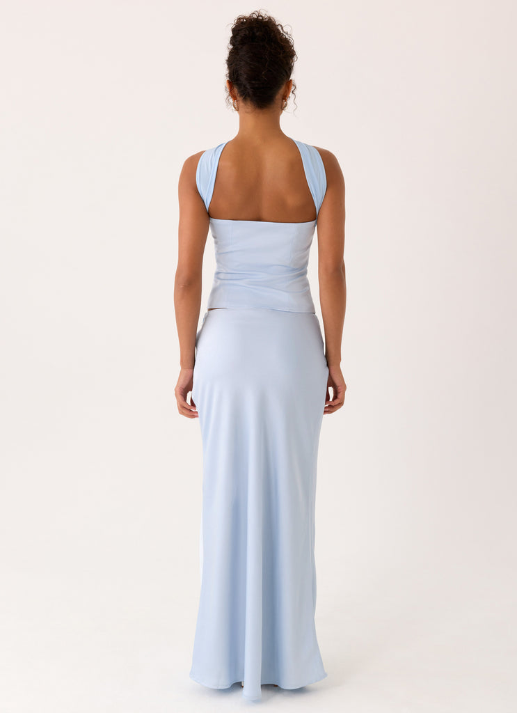 Bridgeta Maxi Skirt - Blue