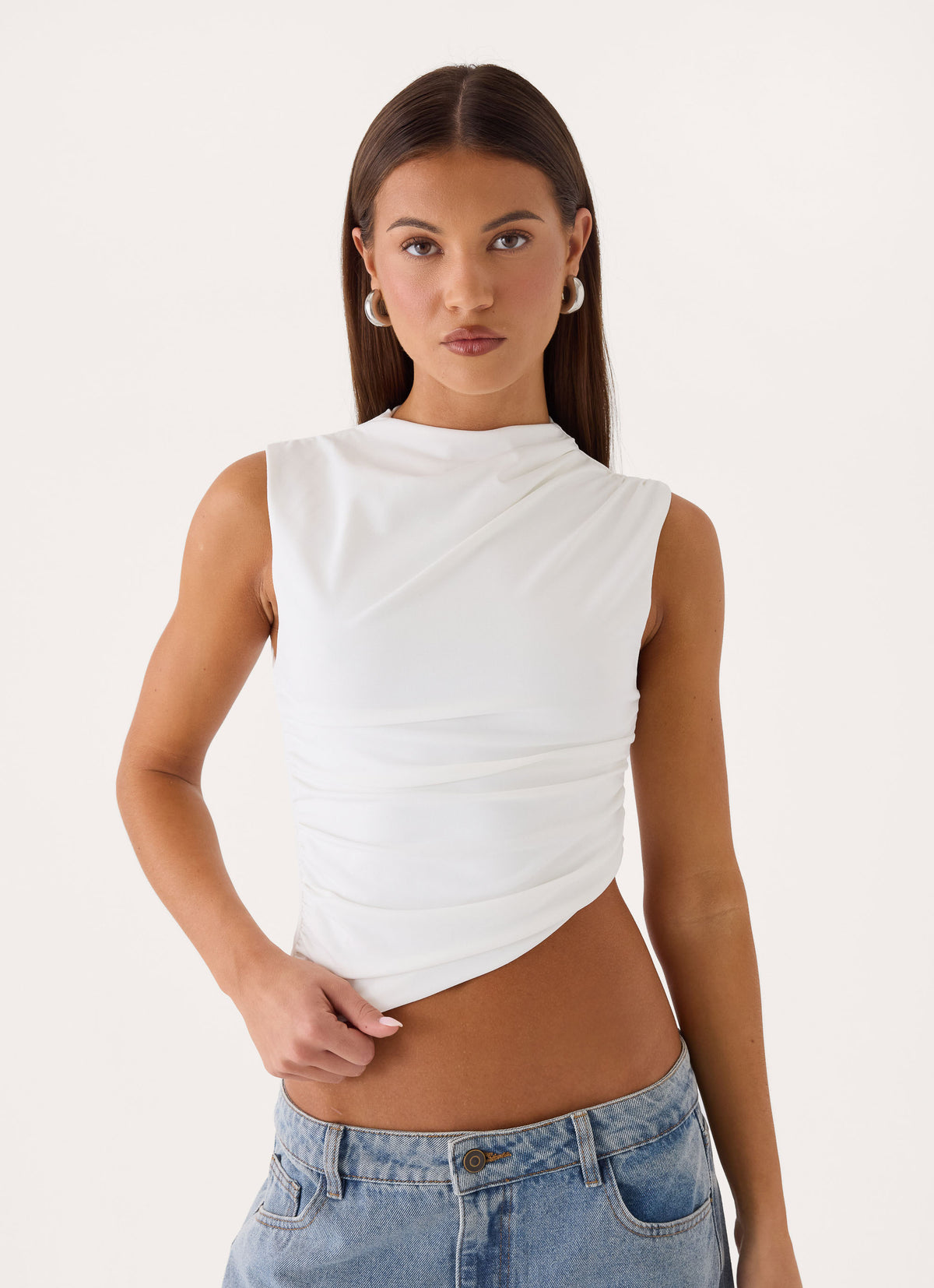 Briege Top - White