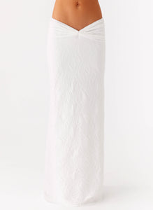 Briene Maxi Skirt - White