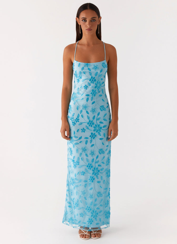 Bright Lights Beaded Maxi Dress