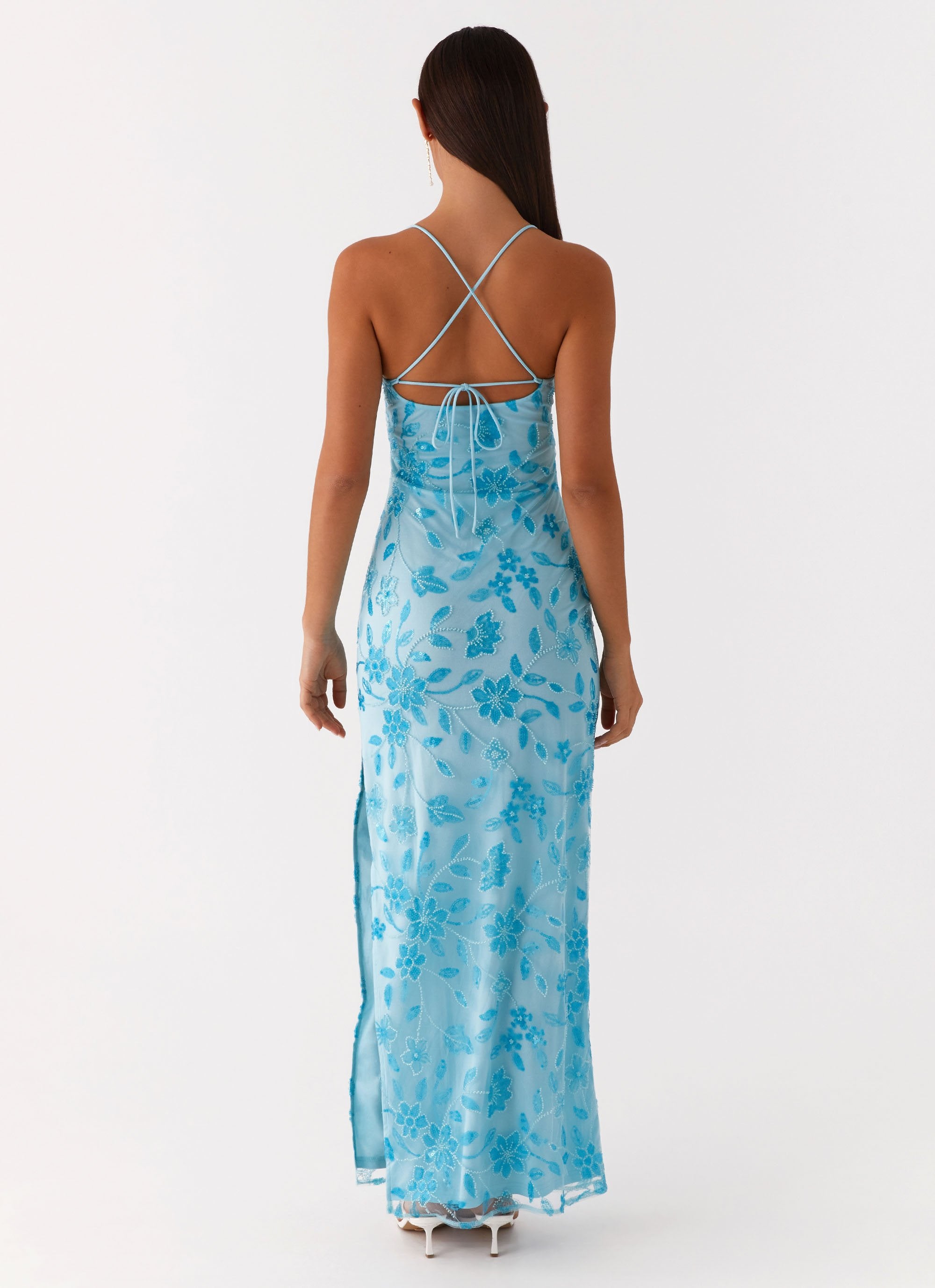 Bright Lights Beaded Maxi Dress