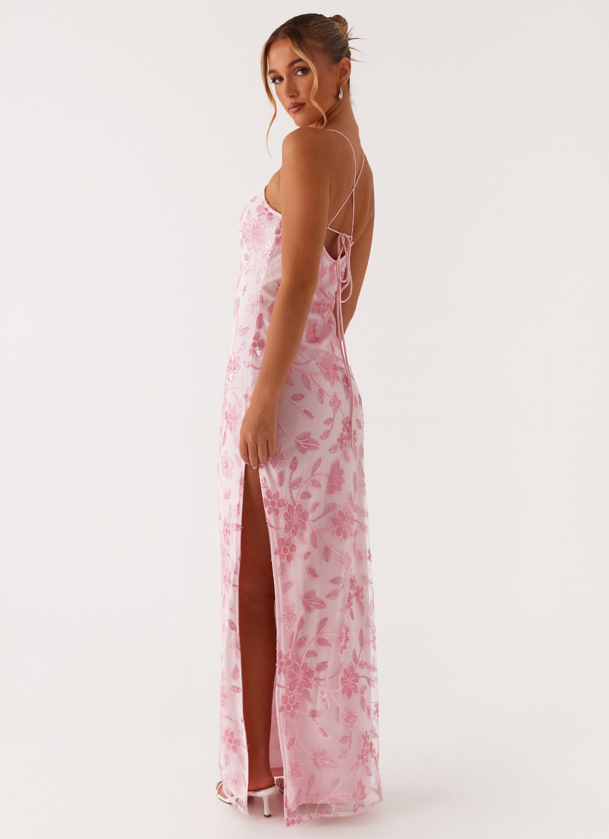 Bright Lights Beaded Maxi Dress