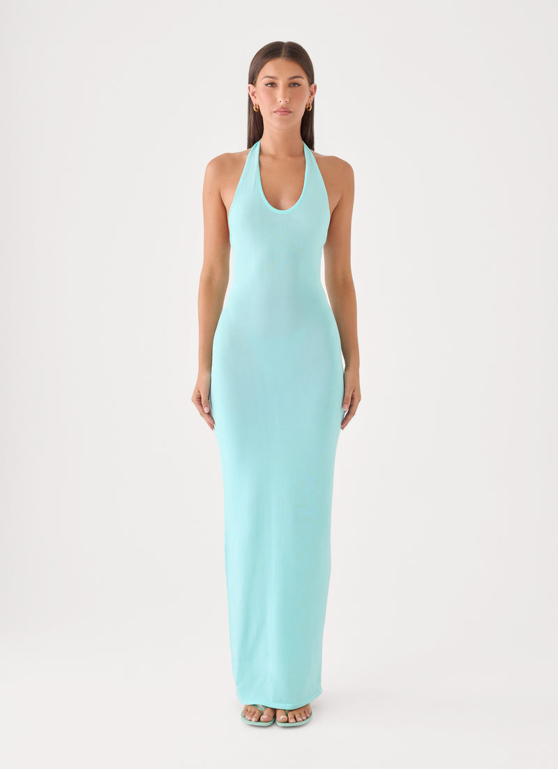 Brionne Maxi Dress - Aqua