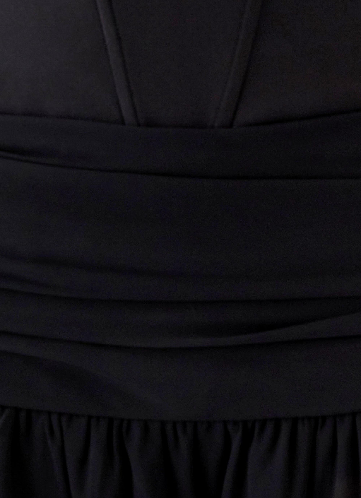 Clemsie Bustier Maxi Dress - Black