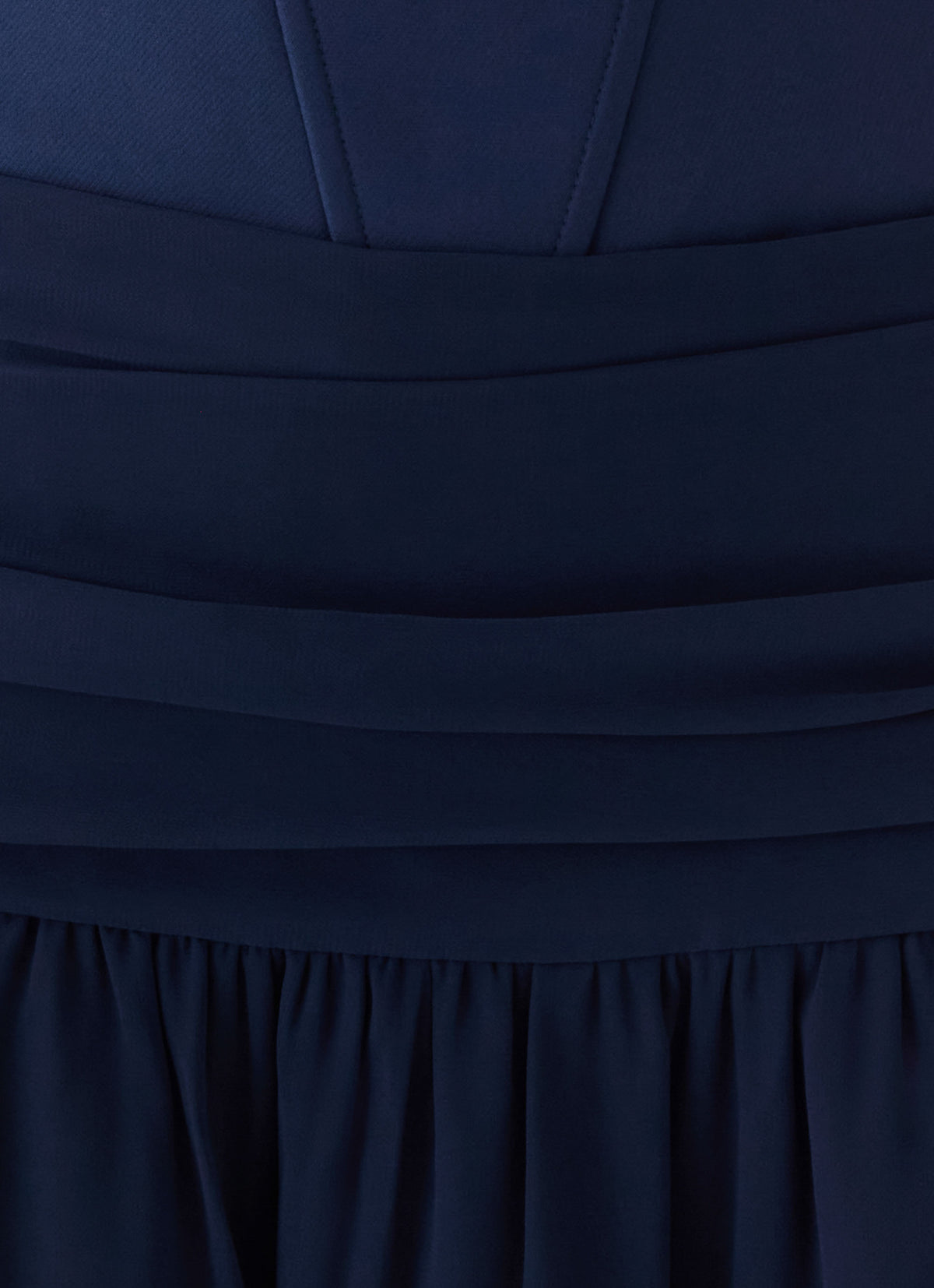 Clemsie Bustier Maxi Dress - Navy