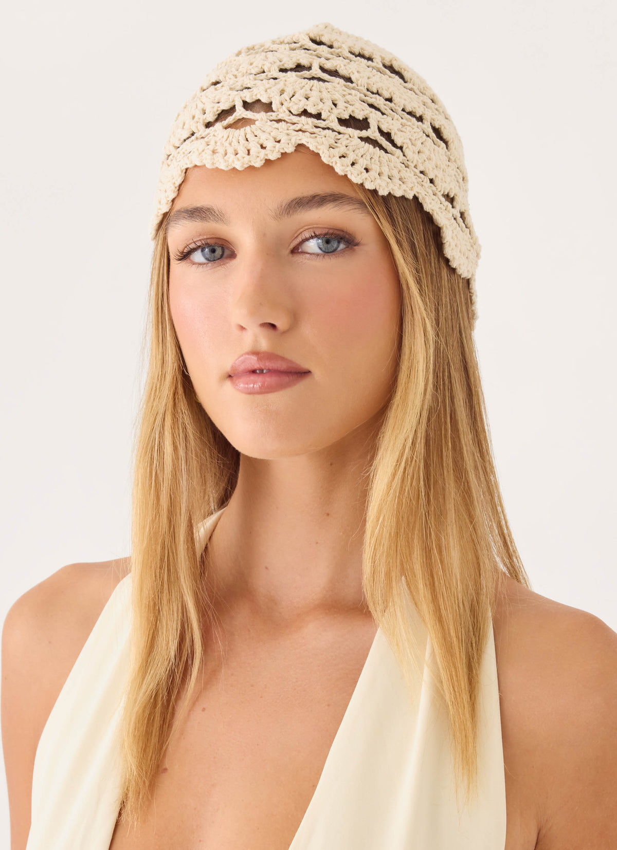 Cabana Girl Crochet Hat - Ivory