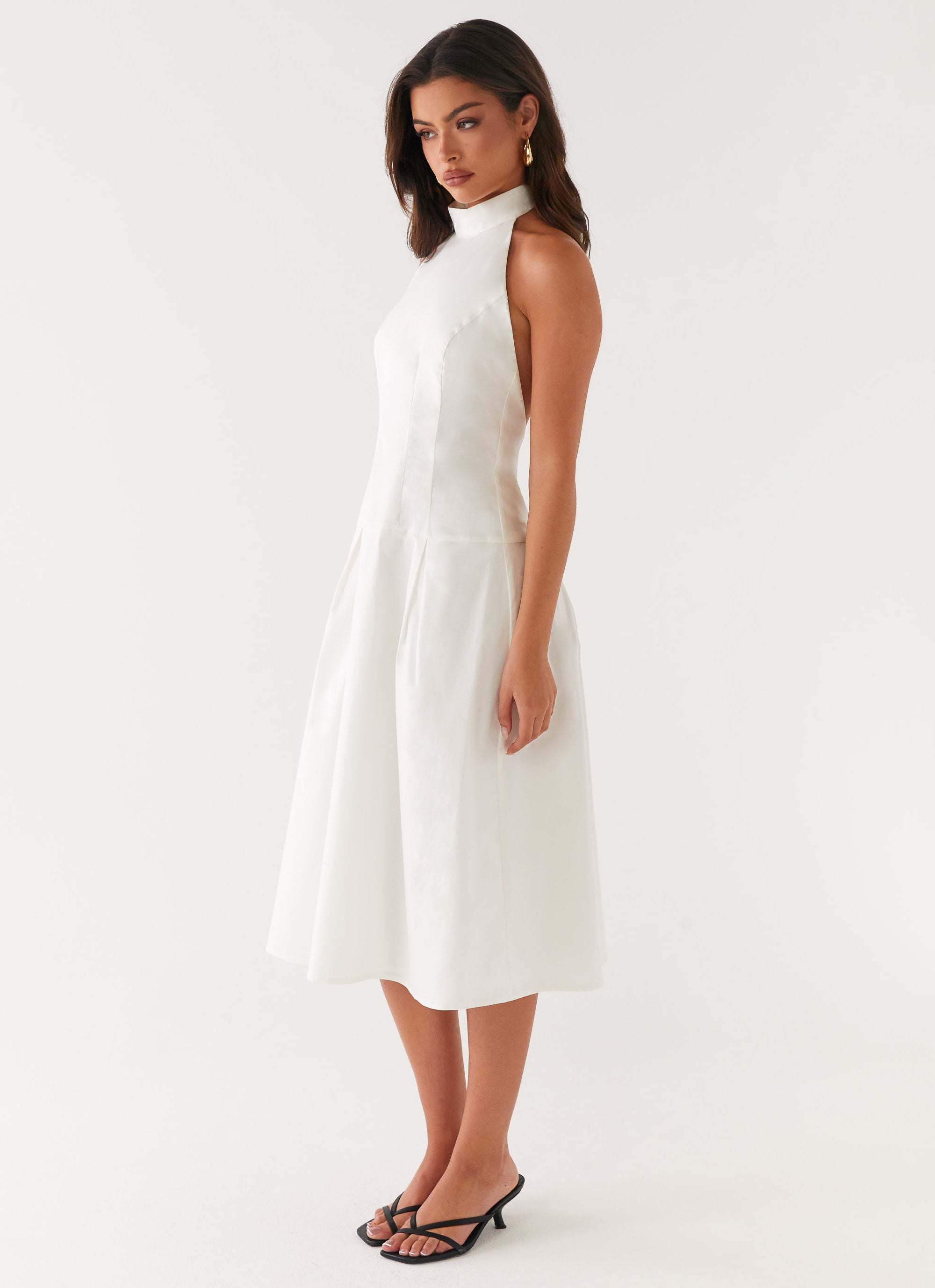 Calla Halter Midi Dress