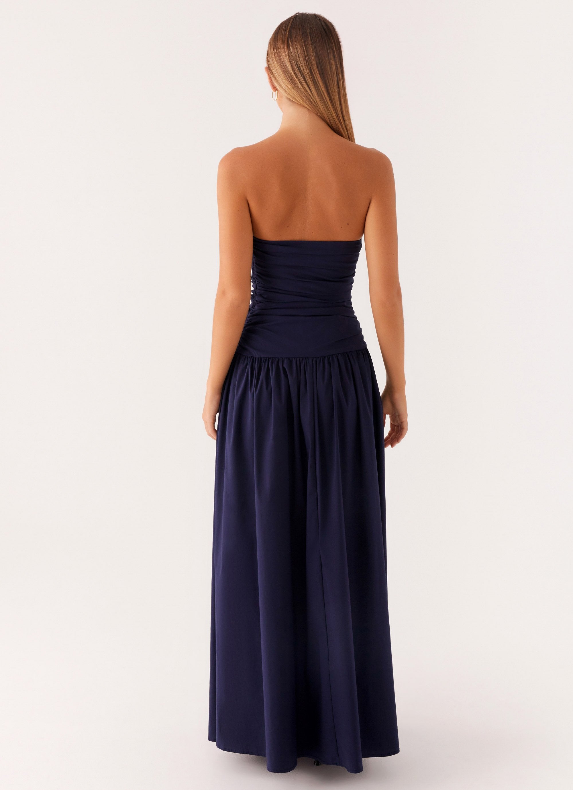 Carmel Maxi Dress - Navy – Peppermayo