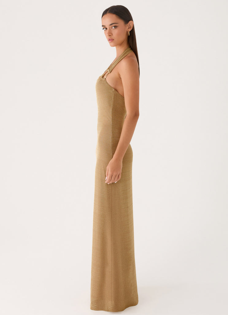 shimmer maxi dress Cassira Shimmer Maxi Dress