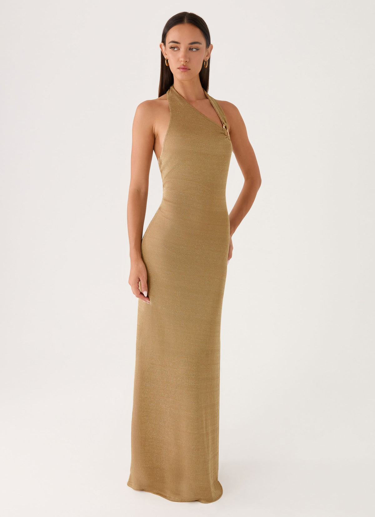 shimmer gold dress Sparkly Deep V-Neck Tight Sequin Short Cocktail Homecoming Peppermayo Exclusive The Aradie Shimmer Mini Dress features a shimmer knit fabrication and a sophisticated low cowl front neckline On The Bright Side Gold Basically, it's been