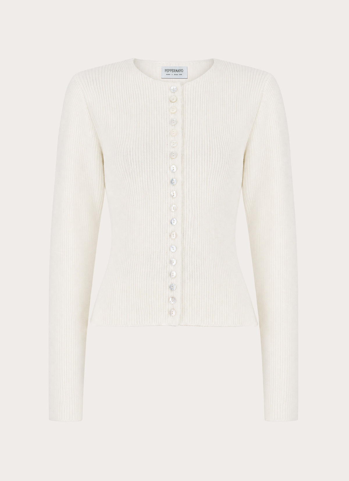 Cauaria Button Up Cardigan - Ivory