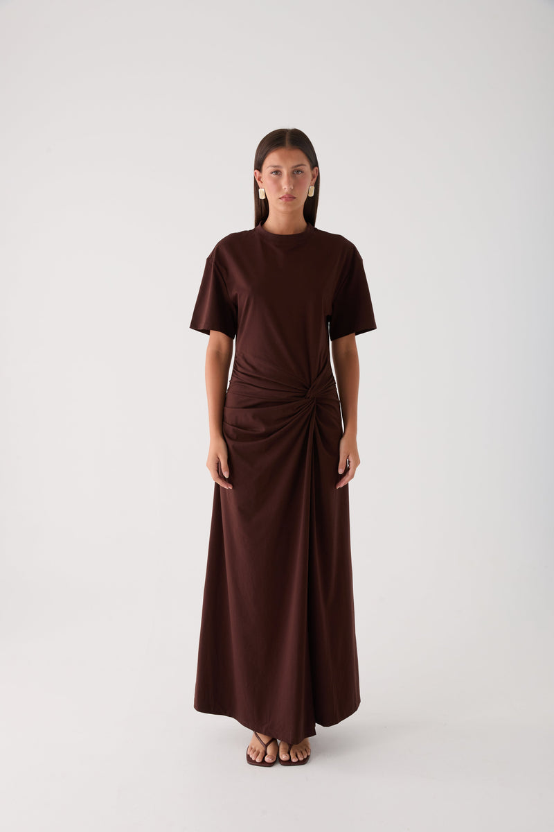 Celyse Maxi Dress - Chocolate