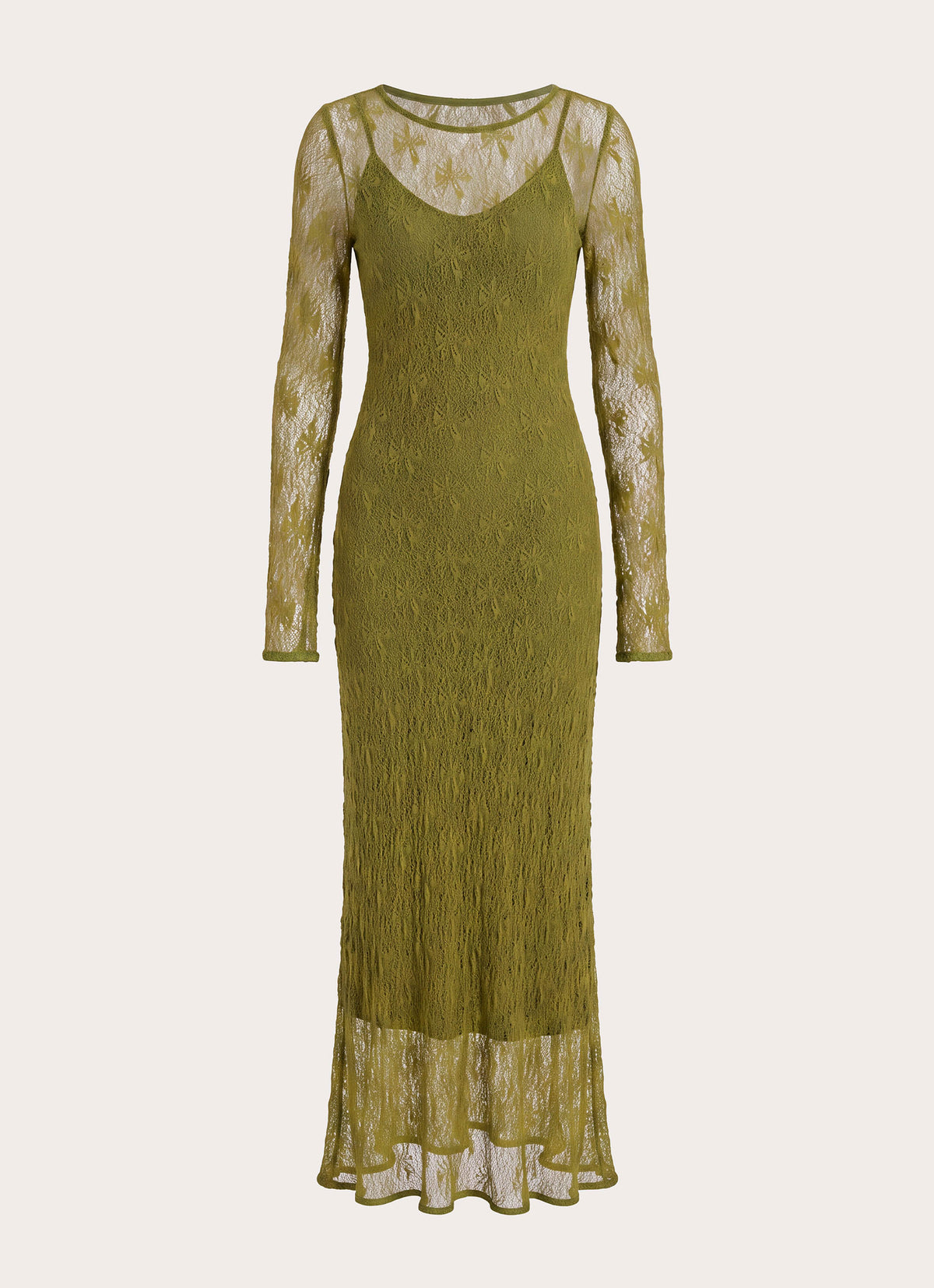 Chalet Maxi Dress - Olive Green