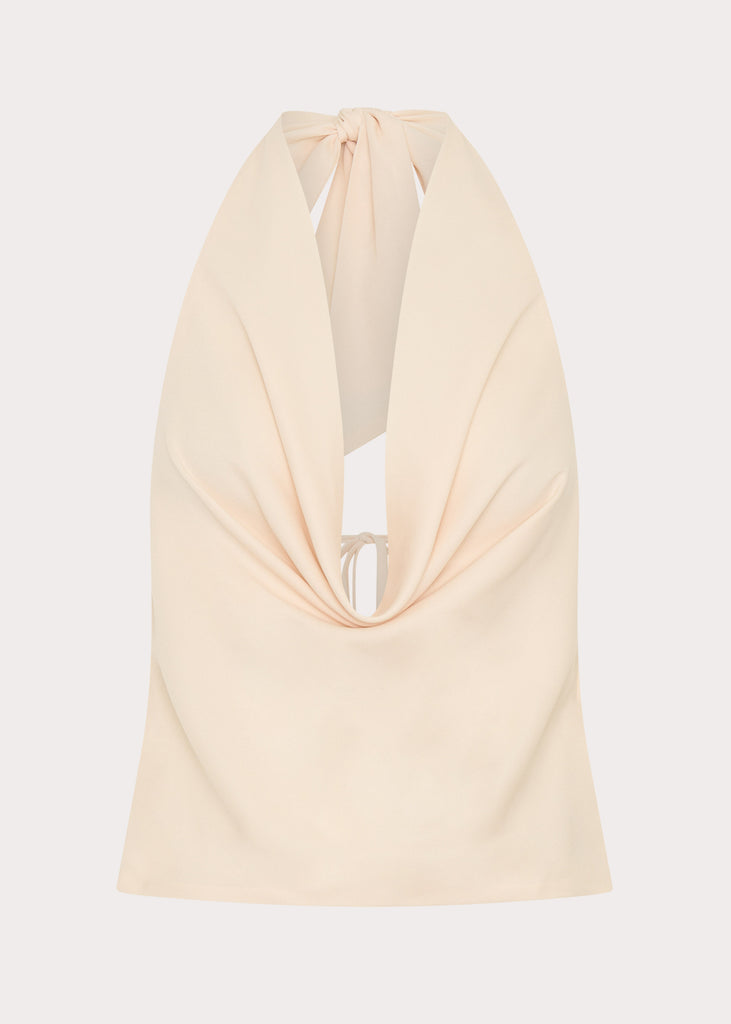 Charli Cowl Top - Lemon