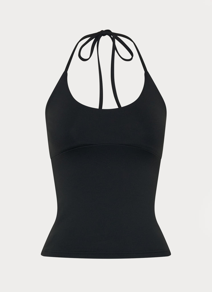 Chauncey Halter Top - Black