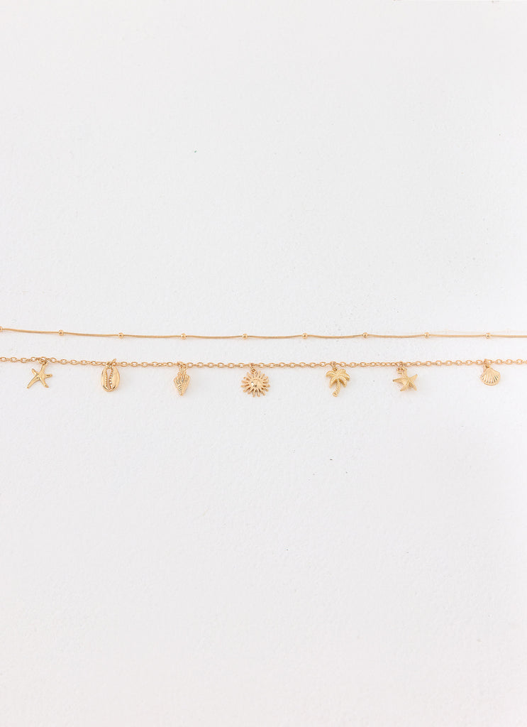 Ciao Charm Belly Chain - Gold