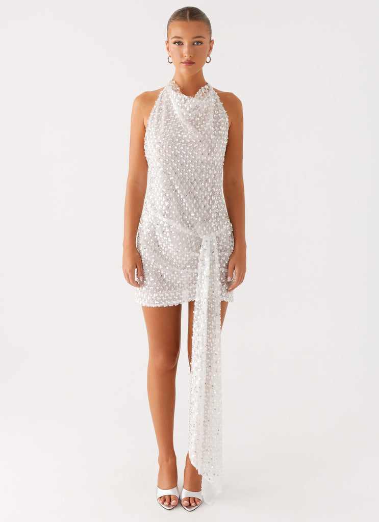 Collective Swimwear - Peppermayo Exclusive Cinta Sequin Mini Dress - Silver third image