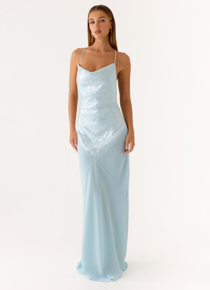Cleodora Maxi Dress - Blue