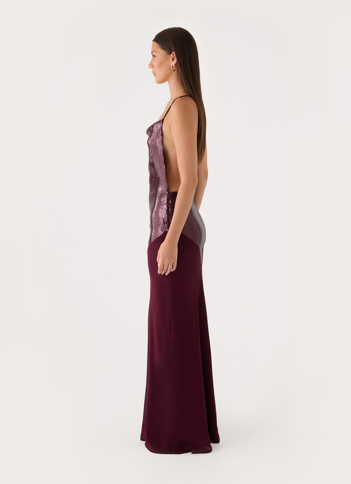 Cleodora Maxi Dress - Plum