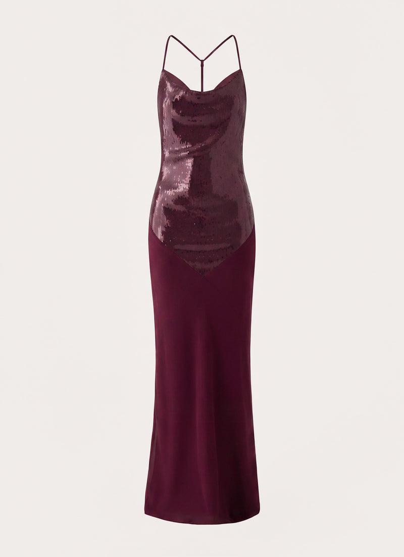 Cleodora Maxi Dress - Plum