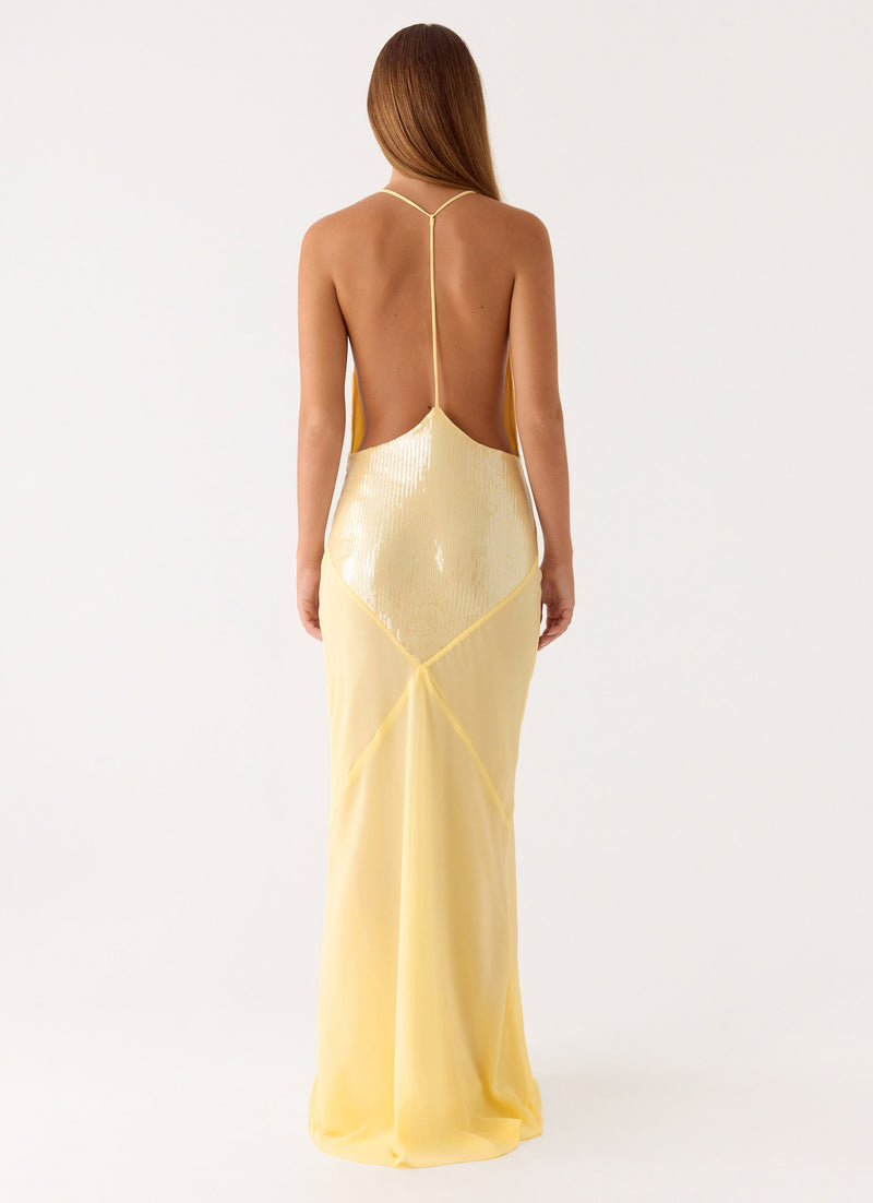 Cleodora Maxi Dress - Yellow