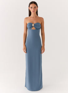 Coast Is Clear Maxi Dress - Coastal Blue