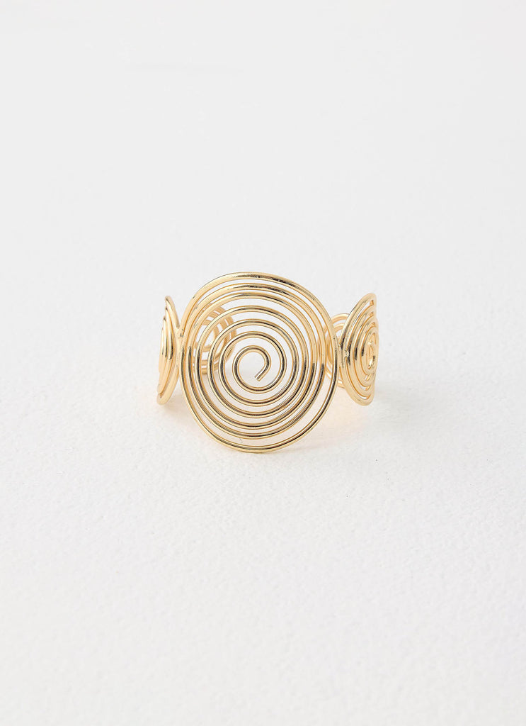 Cocoa Rush Arm Cuff - Gold