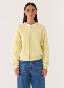 Codi Zip Jumper - Yellow