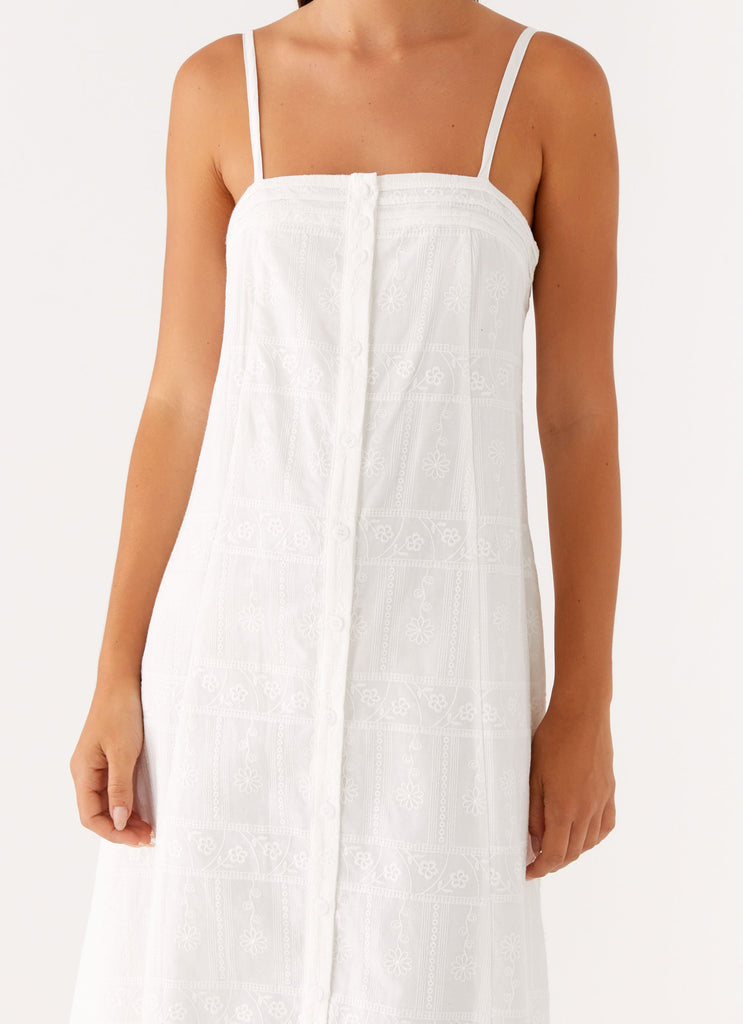 Cole Maxi Dress - White