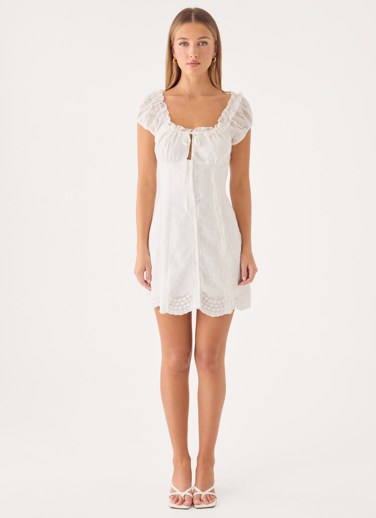 Complexity Mini Dress - White