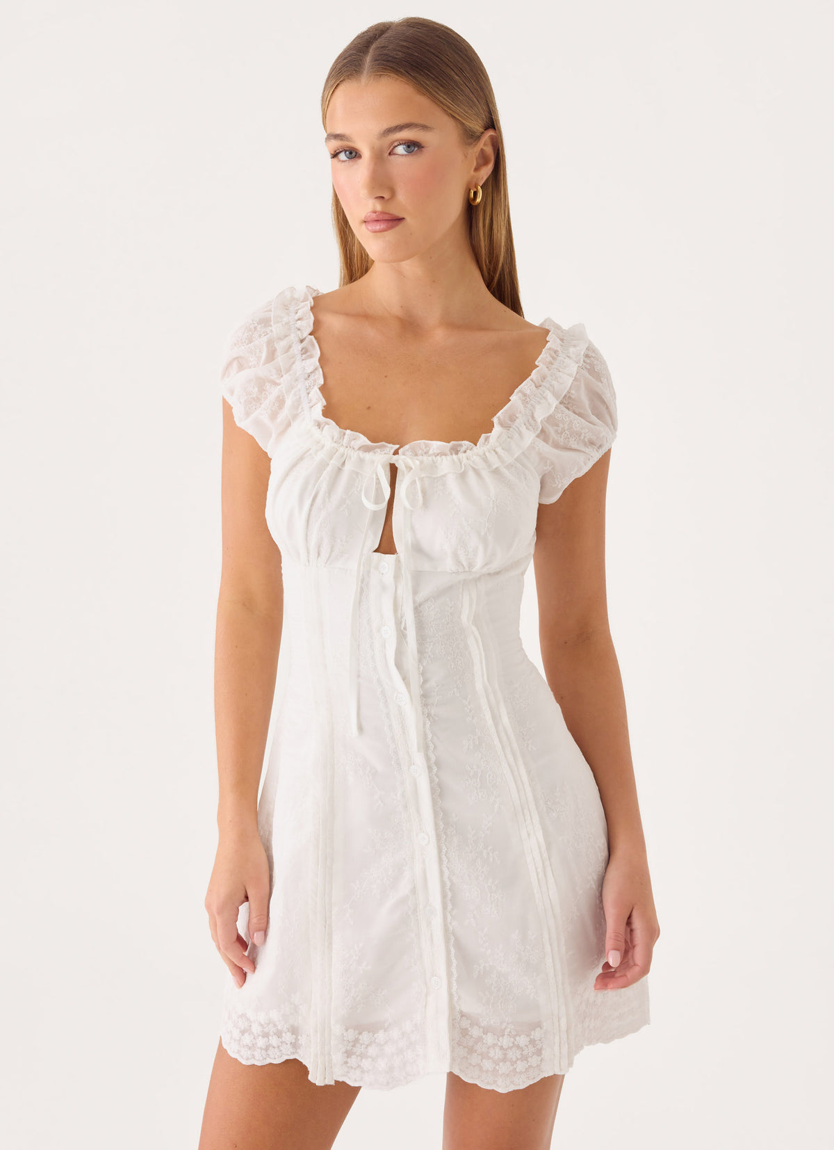 Complexity Mini Dress - White