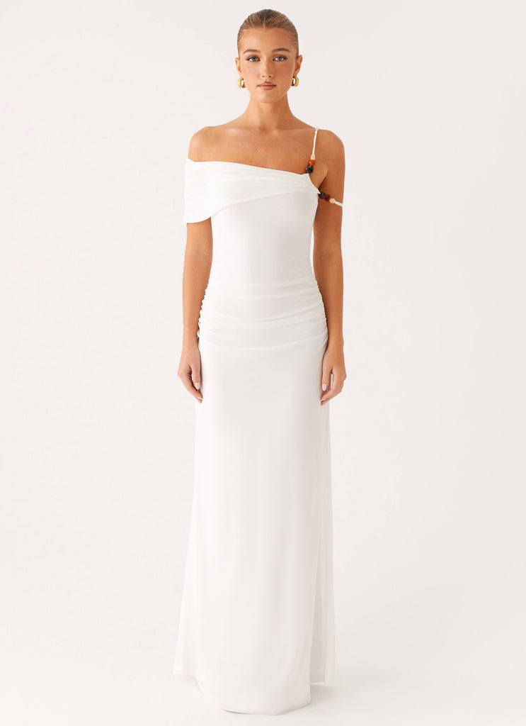 Peppermayo Exclusive Conquer Maxi Dress - Off White - Image 2