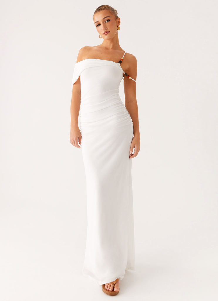 Peppermayo Exclusive Conquer Maxi Dress - Off White - Image 6