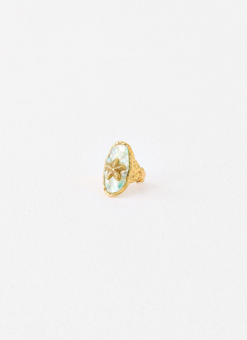 Coral Cove Ring - Blue