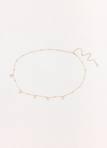 Crystal Haze Belly Chain - Gold