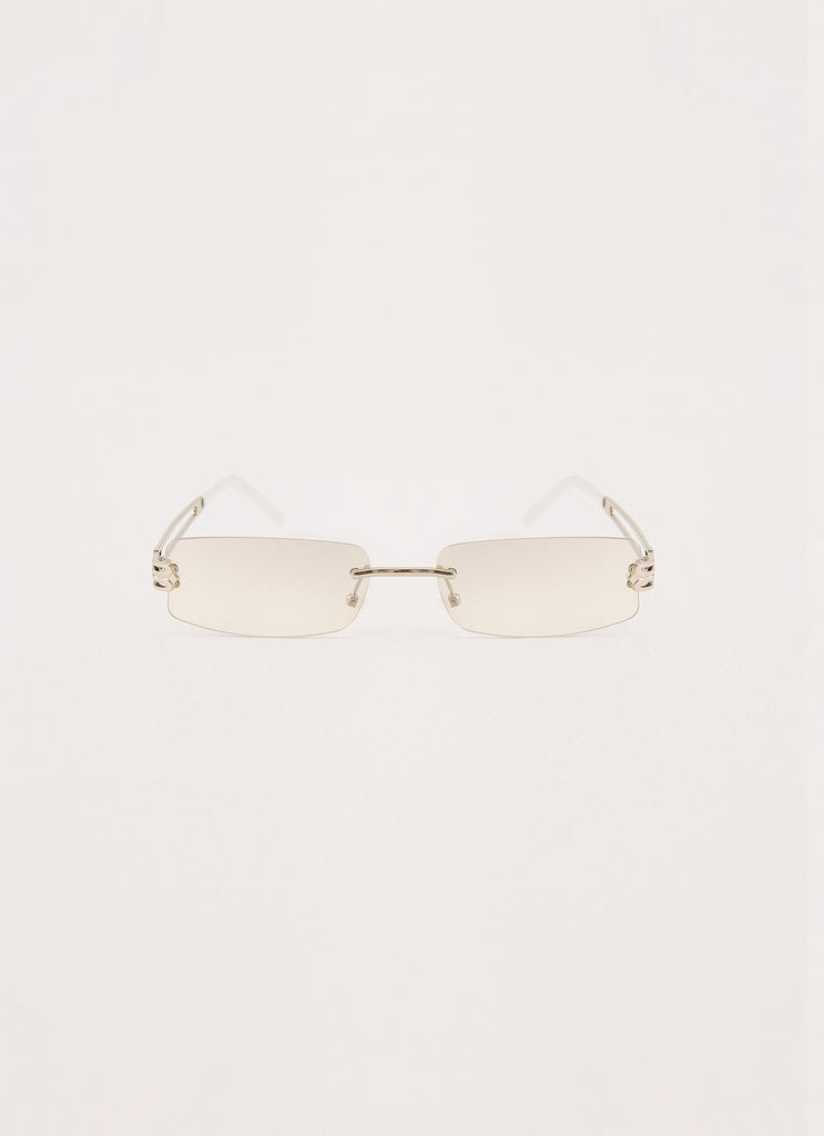 Crystal Rebel Sunglasses - Clear