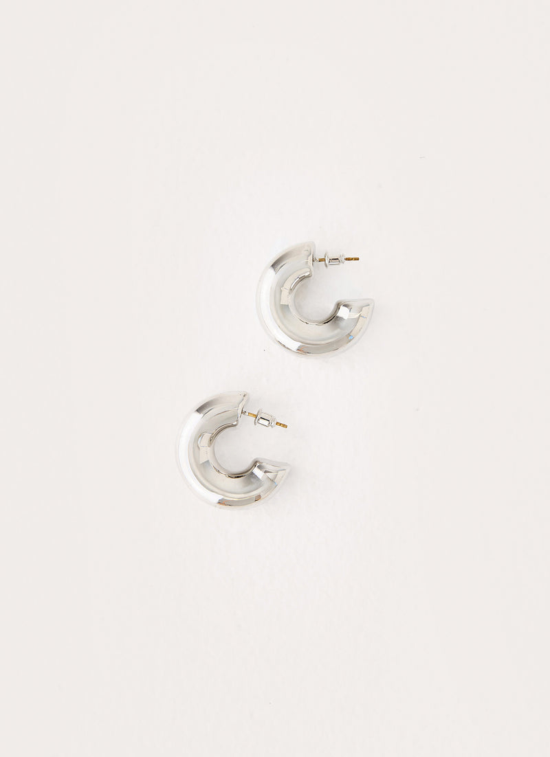Daily Edit Earrings - Silver