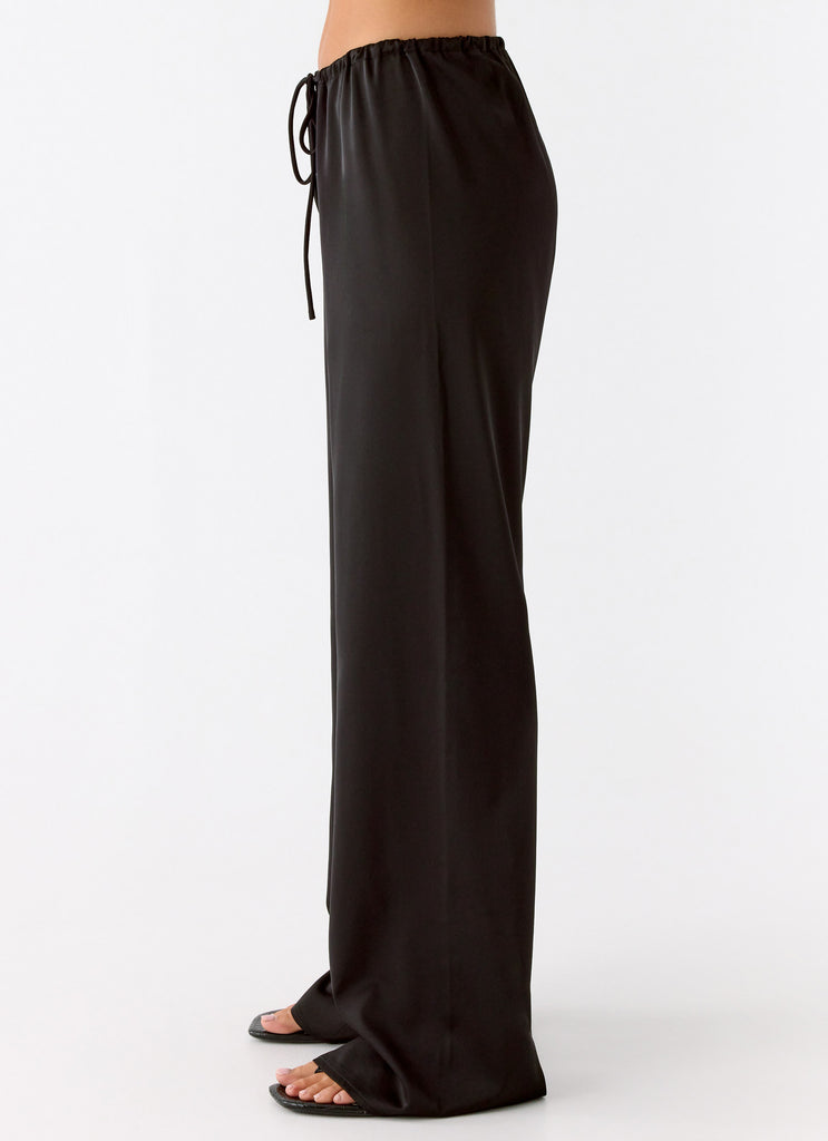 Deacon Low Rise Pants - Black